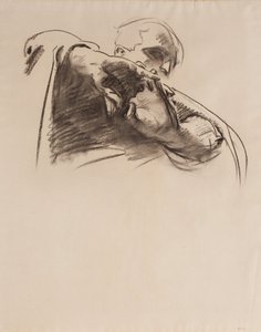 Studera för en ängel i "The Sorrowful Mysteries" av John Singer Sargent
