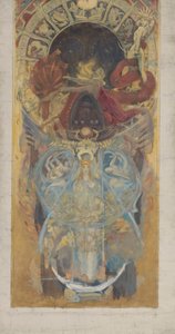 Studie för Boston Public Library Murals: Design for an Archway av John Singer Sargent