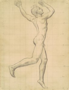 Studie av Apollo för Apollo och Daphne, ca. 1918. av John Singer Sargent