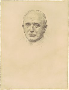 Studie av fältmarskalk John French för "General Officers of World War I" av John Singer Sargent