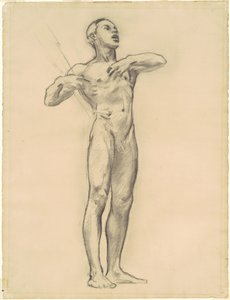 Studie av Orpheus för "Klassisk och romantisk konst" av John Singer Sargent