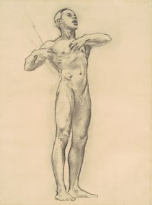 Studie av Orpheus för klassisk och romantisk konst, ca. 1921. av John Singer Sargent