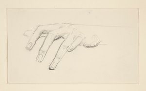 Studie av en hand av John Singer Sargent