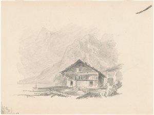 Schweizisk stuga, 1869. av John Singer Sargent