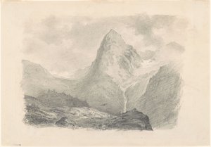 Alperna [recto], 1868-1869. av John Singer Sargent