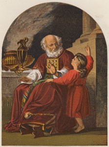 Samuel och Eli (färglitografi)