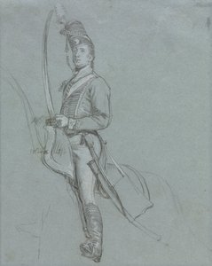 En husarofficer till häst, 1812. av John Singleton Copley