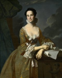 Mrs Daniel Hubbard Mary Greene, ca. 1764. av John Singleton Copley