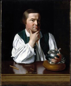 Porträtt av Paul Revere av John Singleton Copley