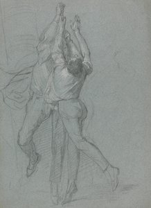 Studie av sjömän som hissar en flagga för segern av Lord Duncan av John Singleton Copley