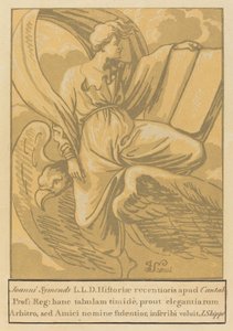 Sankt Johannes evangelisten av John Skippe after Parmigianino