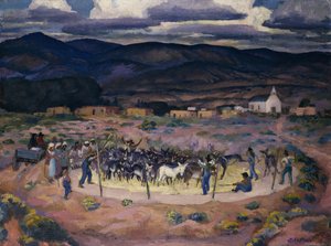 Burros tröska
