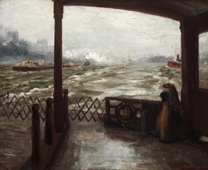 Kanten av färjan, nr 1 av John French Sloan