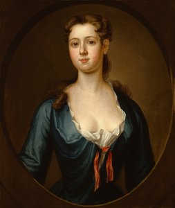 Porträtt av Mary Pemberton, 1734