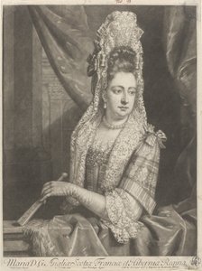 Porträtt av Maria II Stuart av John Smith