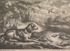 Jakthund och fasaner av John Smith