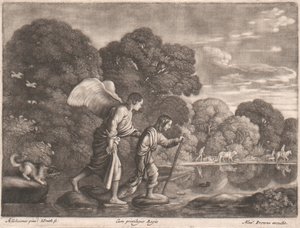 Tobit och ängeln av John Smith