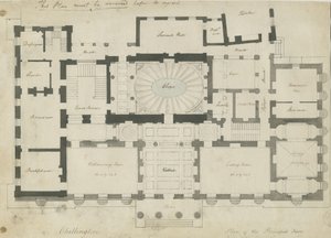 Chillington Hall: penn- och pennteckning, nd [1789]