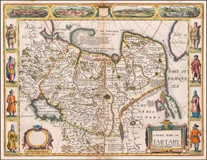 1626 års karta över Tartariet av John Speed
