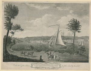 En vy över staden och hamnen i Montego Bay, i Parish of St. James