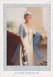 Drottning Mary, gemål till kung George V och mor till Edward VIII och George VI