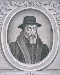 Ovalt porträtt av John Foxe, c1570, c1700 av John Sturt