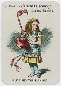 Alice ma le Flamingoswed av John Tenniel