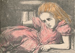 Alice, när hon växer sig större, 1889 av John Tenniel