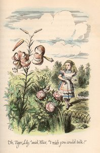 Alice i Underlandet  Genom Spegeln av Lewis Carroll, illustrerad av John Tenniel av John Tenniel