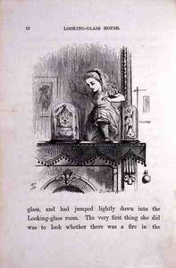 Alice in the Looking-Glass Room, illustration från 