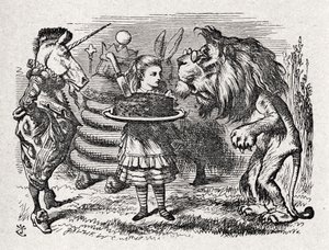 Lejonet Alice och av John Tenniel