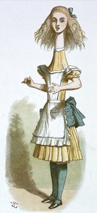 Alice med lång hals av John Tenniel