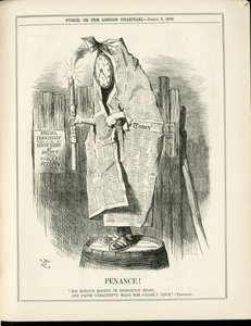 Illustration av John Tenniel (1820-1914) i Punch av John Tenniel
