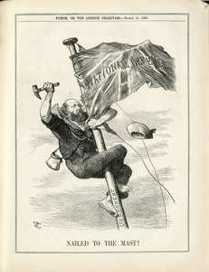 Illustration av John Tenniel (1820-1914) i Punch av John Tenniel