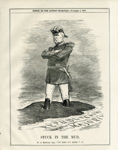 Illustration av John Tenniel (1820-1914) i stans av John Tenniel