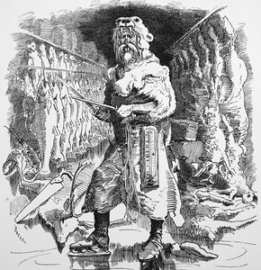 Punchs syn på den framtida betydelsen av kylning av John Tenniel