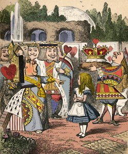 Av med hennes huvud! Alice och den röda drottningen, 1889 av John Tenniel