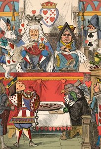 Hjärtadrottningen i hovet, 1889 av John Tenniel