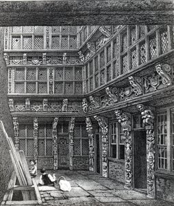A Magnificent Mansion nyligen stående i Hart Street, Crutched Friars, publicerad i Smiths 
