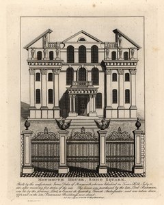 Monmouth House, Soho Square, revs 1773 av John Thomas Smith