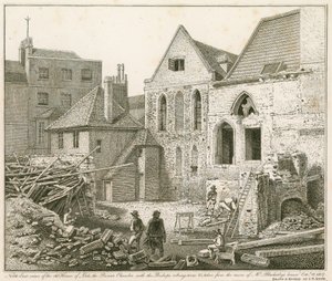 Nordöstra vyer av det gamla House of Lords och Prince