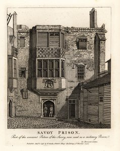 Savoy-fängelset, en del av Savoyens antika palats, användes som militärfängelse på 1700-talet