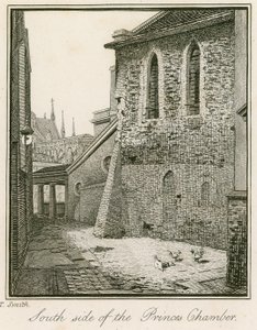 Södra sidan av Princes Chamber, Westminster av John Thomas Smith