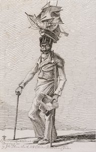 Joseph Johnson, från Etchings of Remarkable Beggars, Itinerant Traders and Other Persons..., 1815 9 av John Thomas after Smith