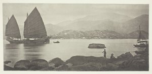 A Canton Trading Junk, ca. 1868. av John Thomson