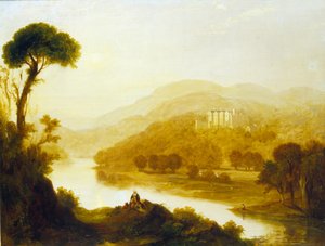 Abbotsford, Sir Walter Scotts hem, 1828 av John Thomson