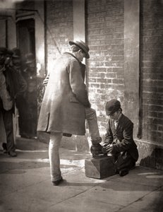 The Independent Shoe Black, från "Street Life in London", av J. Thomson och Adolphe Smith av John Thomson