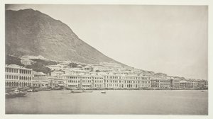 The Praya, Hong-Kong, ca. 1868. av John Thomson