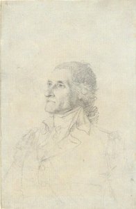 (Oidentifierad man - möjligen Washington?) av John Trumbull