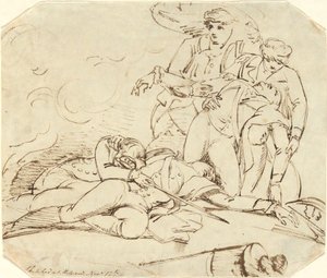General Montgomerys död i attacken mot Quebec, 31 december 1775 av John Trumbull